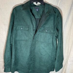Weatherproof Forest Green Men's Shirt Jacket